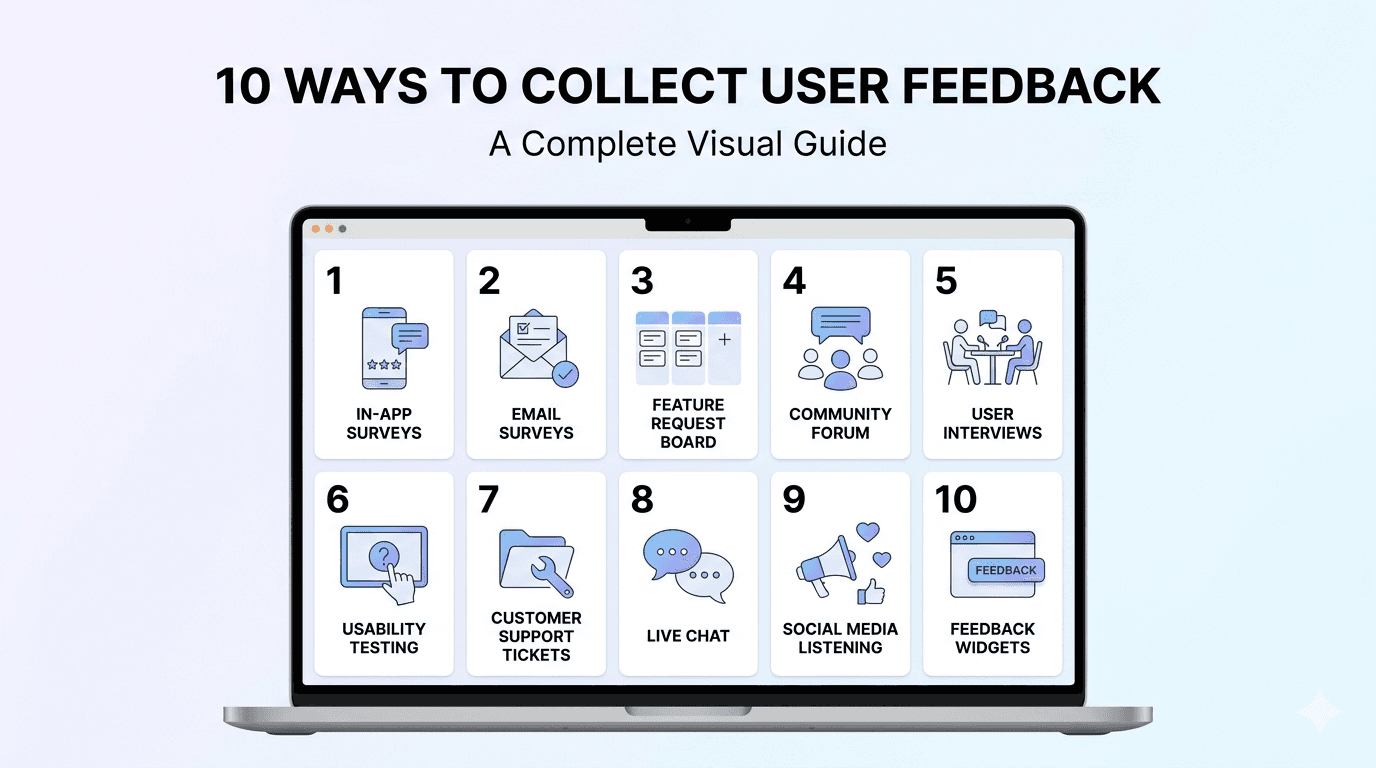 10 Ways to Collect Feedback From Your Users